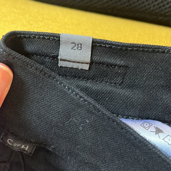 Citizens of Humanity Chrissy High Rise Skinny Jeans in Plush Black Size 28 - Picture 5 of 8